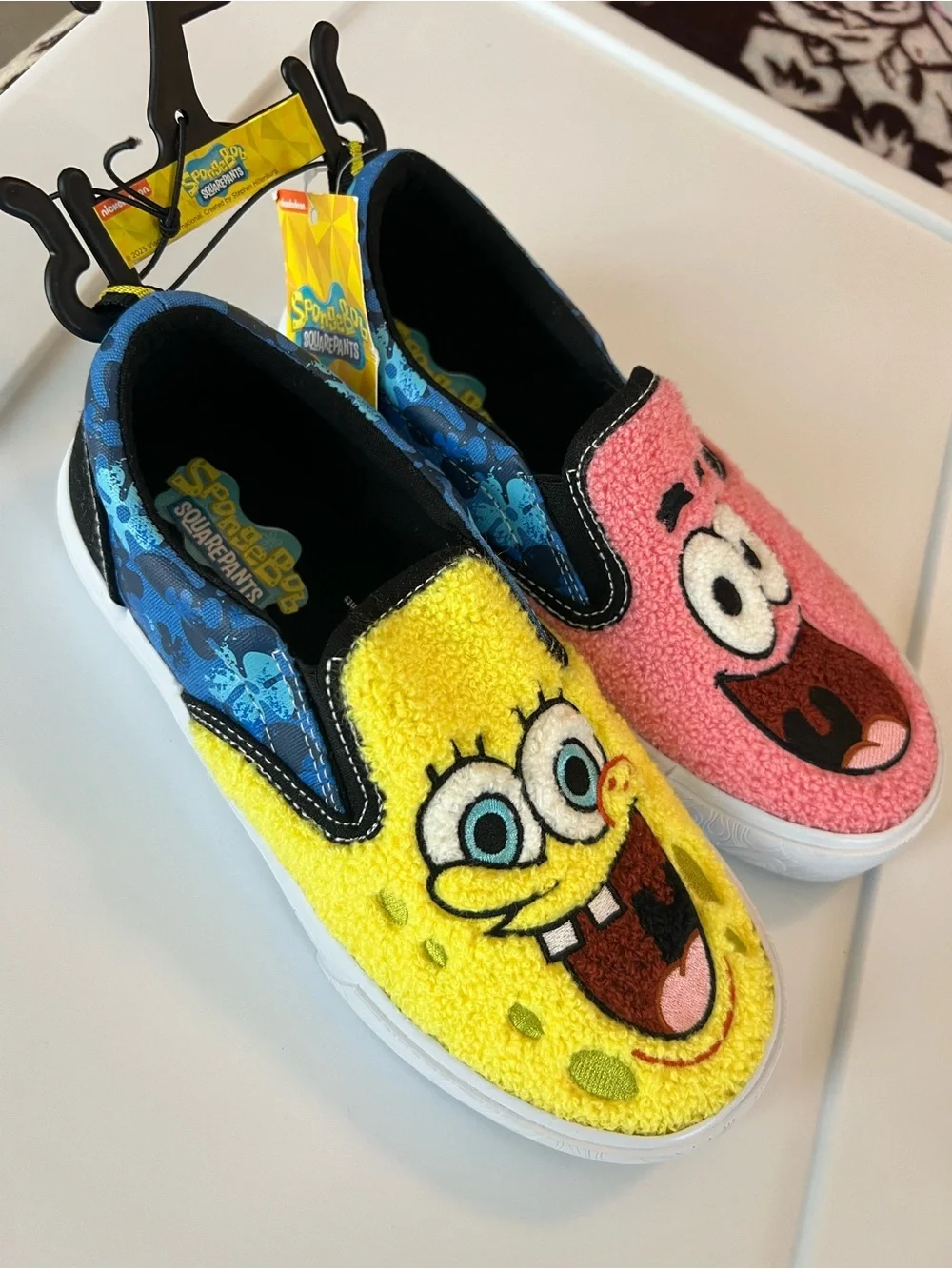 Nickelodeon SpongeBob & Patrick Slip-On Sneakers - Yellow & Pink